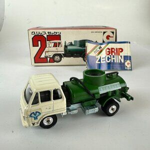 Vintage Eidai Grip Zechin Tanker Truck Toy Japan Die-Cast Model